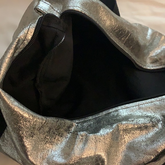 American Apparel Metallic Silver Duffle Bag - Picture 6 of 6
